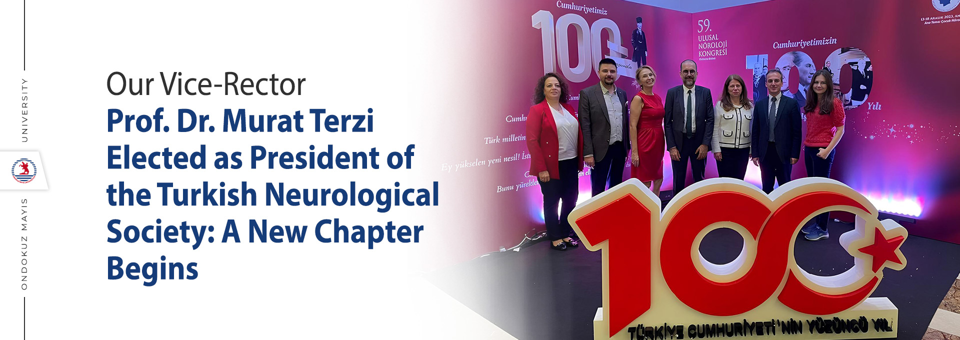 Prof. Dr. Murat Terzi Elected as President of the Turkish Neurological Society: A New Chapter Begins
